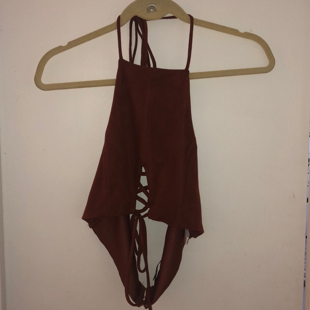 Halter crop top
